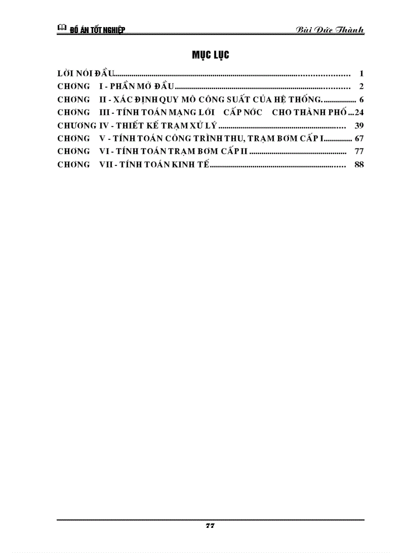 image for page Tính toán công trình thu trạm bơm cấp I