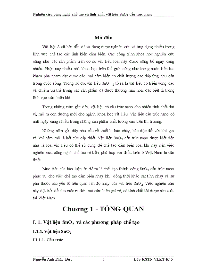 image for page Nghiên cứu công nghệ chế tạo và tính chất vật liệu SnO2 cấu trúc nano