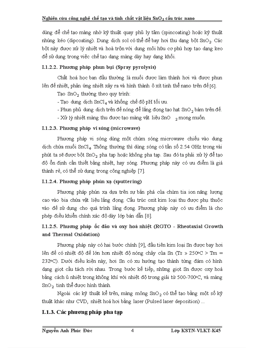 image for page Nghiên cứu công nghệ chế tạo và tính chất vật liệu SnO2 cấu trúc nano