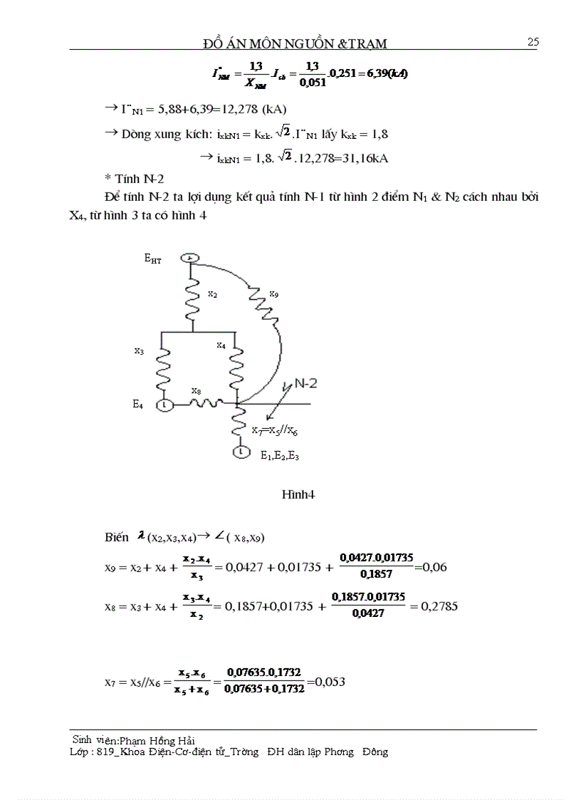 image for page Chọn sơ đồ nối dây và thiết bị tự dùng