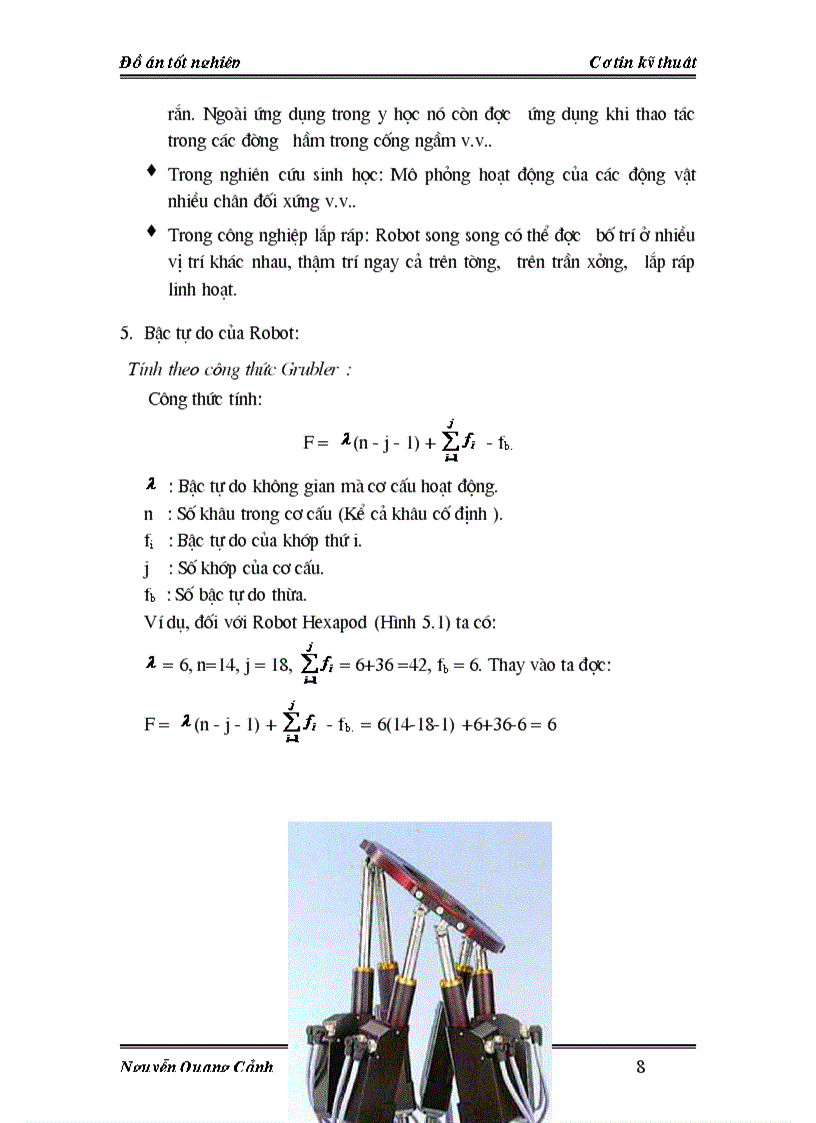 image for page Chương trình tính toán động học ngược và mô phỏng Robot song song sáu bậc tự do bằng phần mềm ứng dụng OpenGL có sự hỗ trợ của CAD 3D