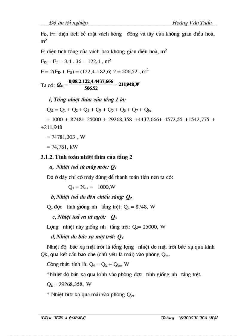 image for page Tính toán thiết kế hệ thống phân phối và vận chuyển không khí trong máy điều hòa