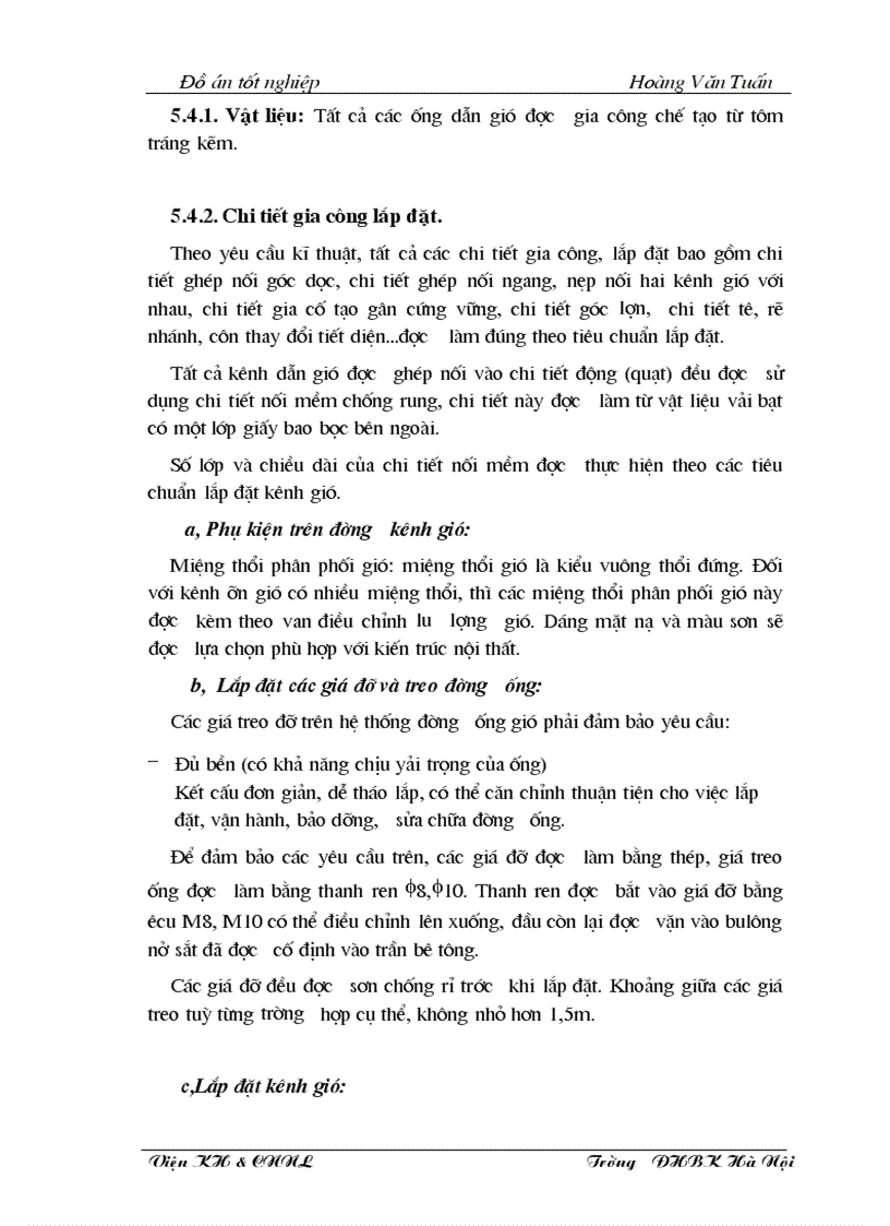 image for page Tính toán thiết kế hệ thống phân phối và vận chuyển không khí trong máy điều hòa