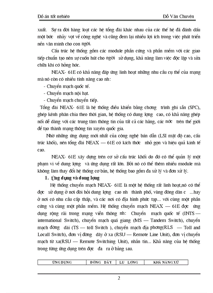 image for page Hệ thống chuyển mạch số NEAX 61E