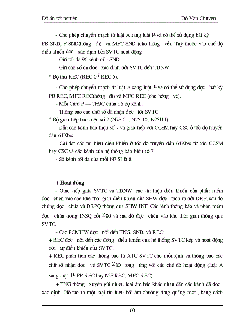 image for page Hệ thống chuyển mạch số NEAX 61E