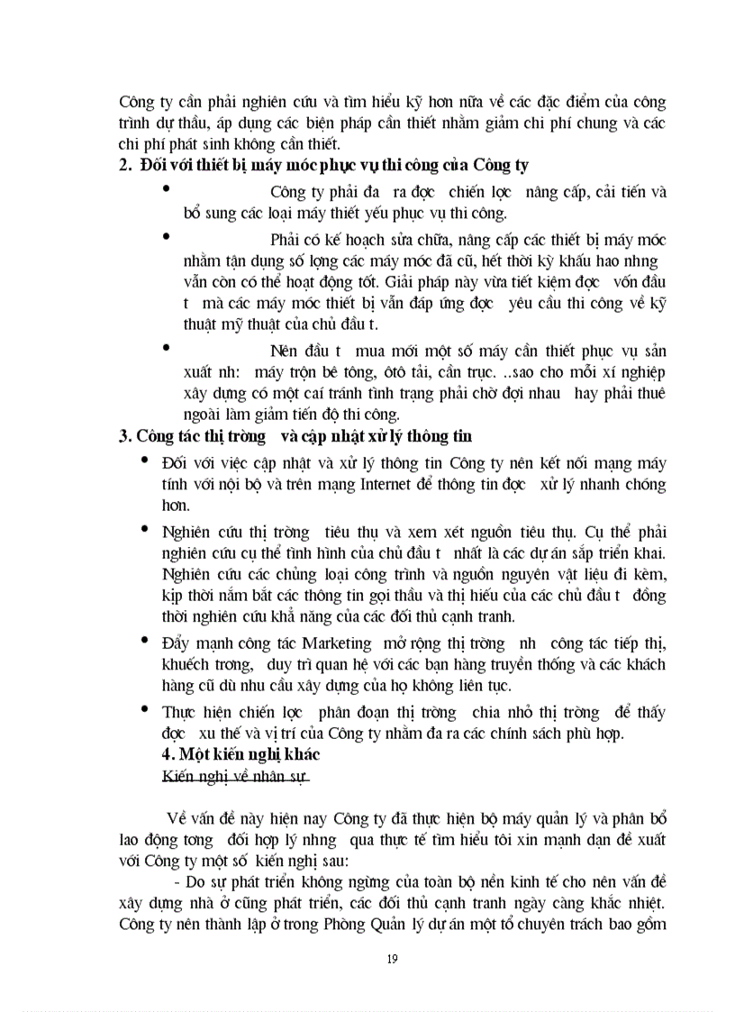image for page Tình hình đấu thầu tại Công ty Đầu Tư và phát triển nhà ở Hà Nội và một và kiến nghị