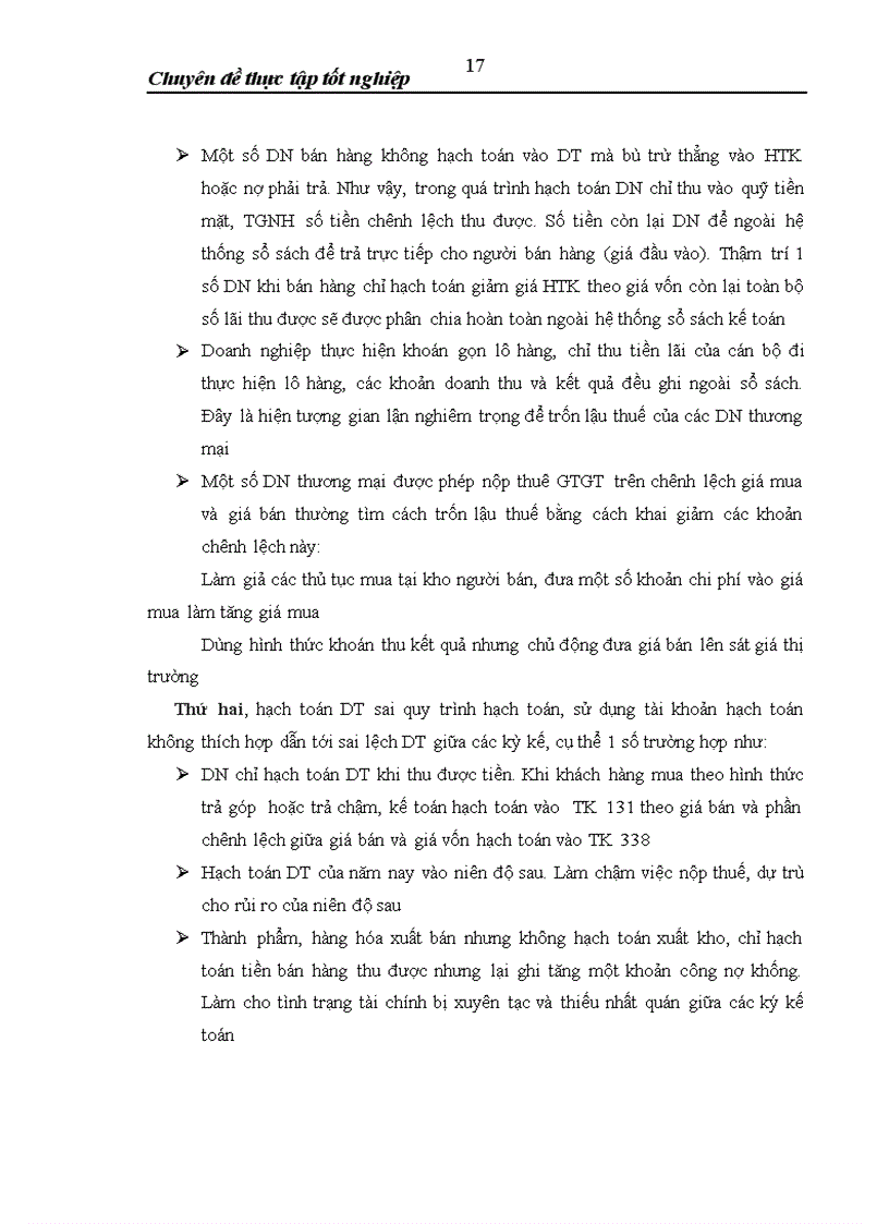 image for page Hoàn thiện kiểm toán khoản mục doanh thu bán hàng và cung cấp dịch vụ trong quy trình kiểm toán BCTC do Công ty TNHH Kiểm toán và tư vấn tài chính ACA GROUP thực hiện