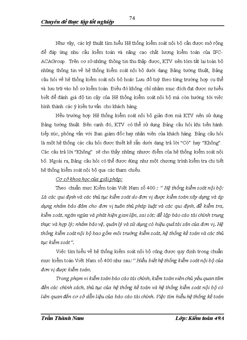 image for page Hoàn thiện kiểm toán khoản mục doanh thu bán hàng và cung cấp dịch vụ trong quy trình kiểm toán BCTC do Công ty TNHH Kiểm toán và tư vấn tài chính ACA GROUP thực hiện