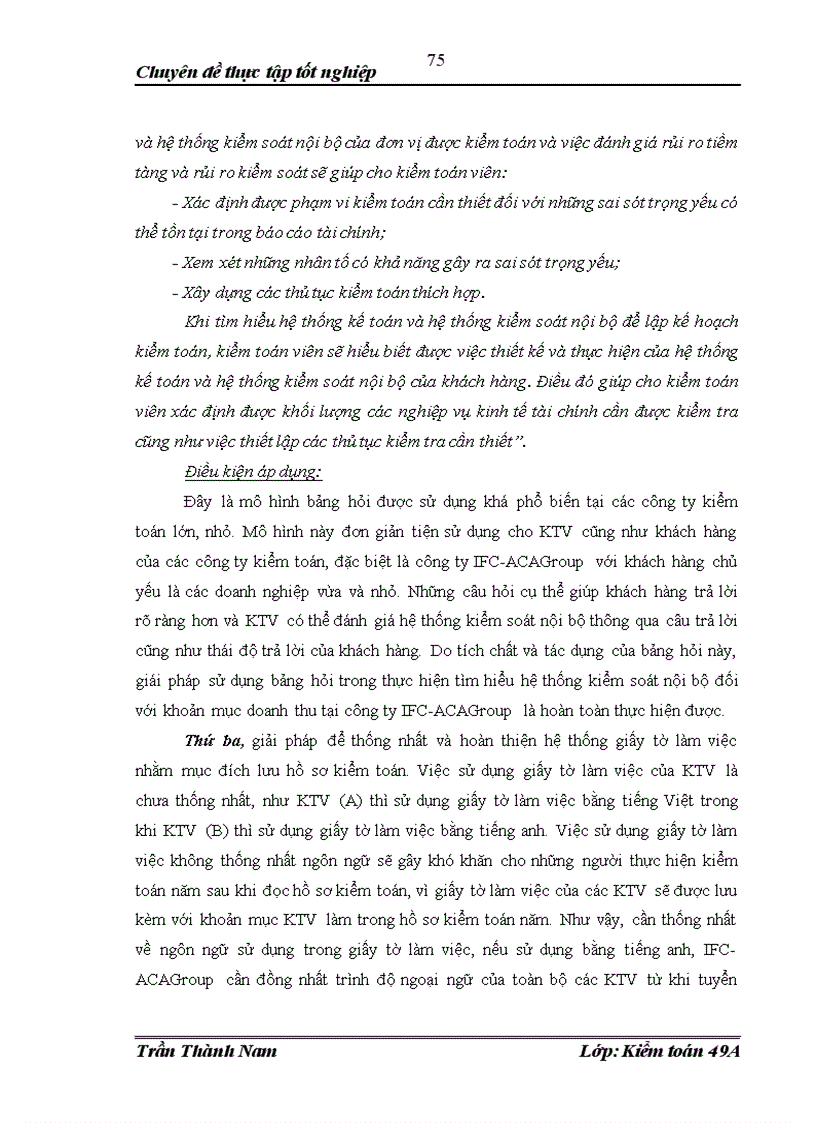 image for page Hoàn thiện kiểm toán khoản mục doanh thu bán hàng và cung cấp dịch vụ trong quy trình kiểm toán BCTC do Công ty TNHH Kiểm toán và tư vấn tài chính ACA GROUP thực hiện