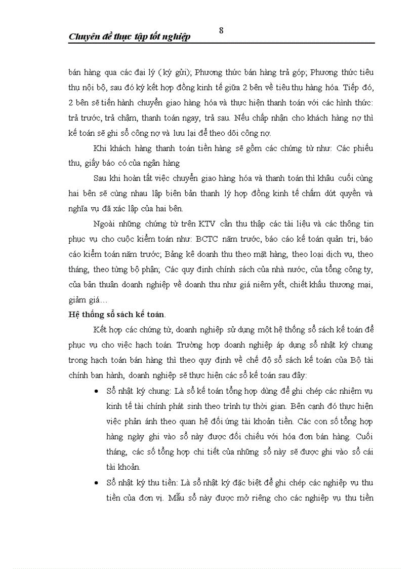 image for page Hoàn thiện kiểm toán khoản mục doanh thu bán hàng và cung cấp dịch vụ trong quy trình kiểm toán BCTC do Công ty TNHH Kiểm toán và tư vấn tài chính ACA GROUP thực hiện 1