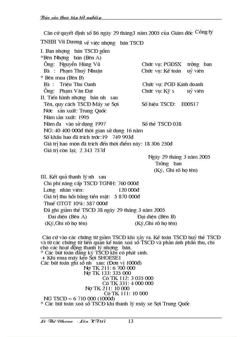 image for page Báo cáo thực tập tổng hợp Thực Trạng Tổ Chức Kế Toán Trong Một Kỳ Của DoanhNghiệp