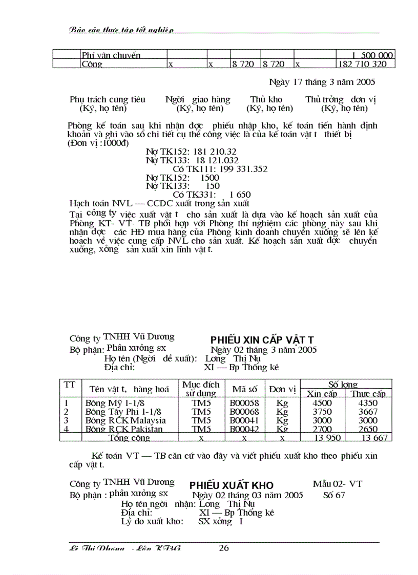 image for page Báo cáo thực tập tổng hợp Thực Trạng Tổ Chức Kế Toán Trong Một Kỳ Của DoanhNghiệp