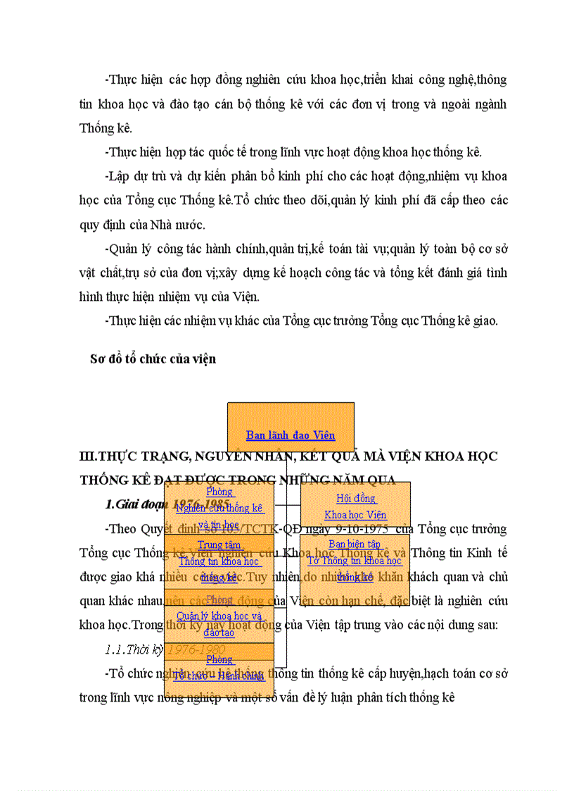image for page Thực trạng nguyên nhân kết quả mà viện khoa học thống kê đạt được trong những năm qua