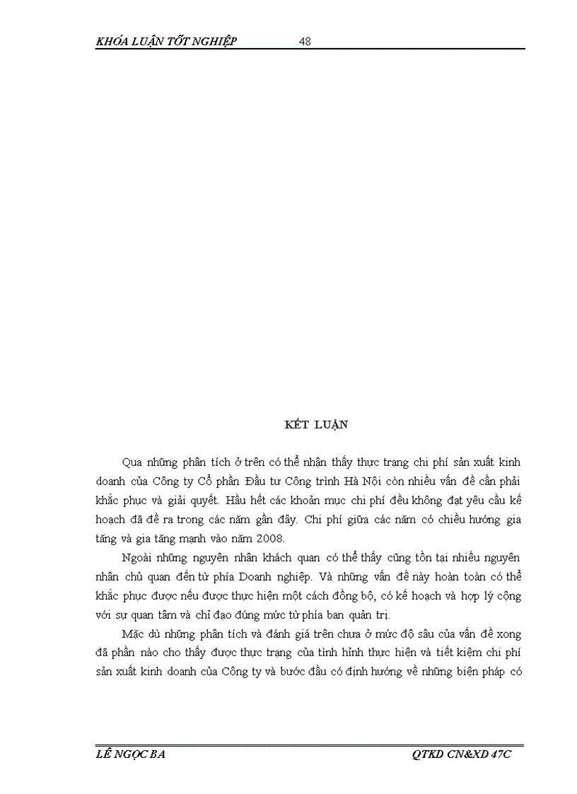 image for page Phân tích tình hình thực hiện các khoản mục chi phí sản xuất kinh doanh của công ty cổ phần đầu tư công trình hà nội