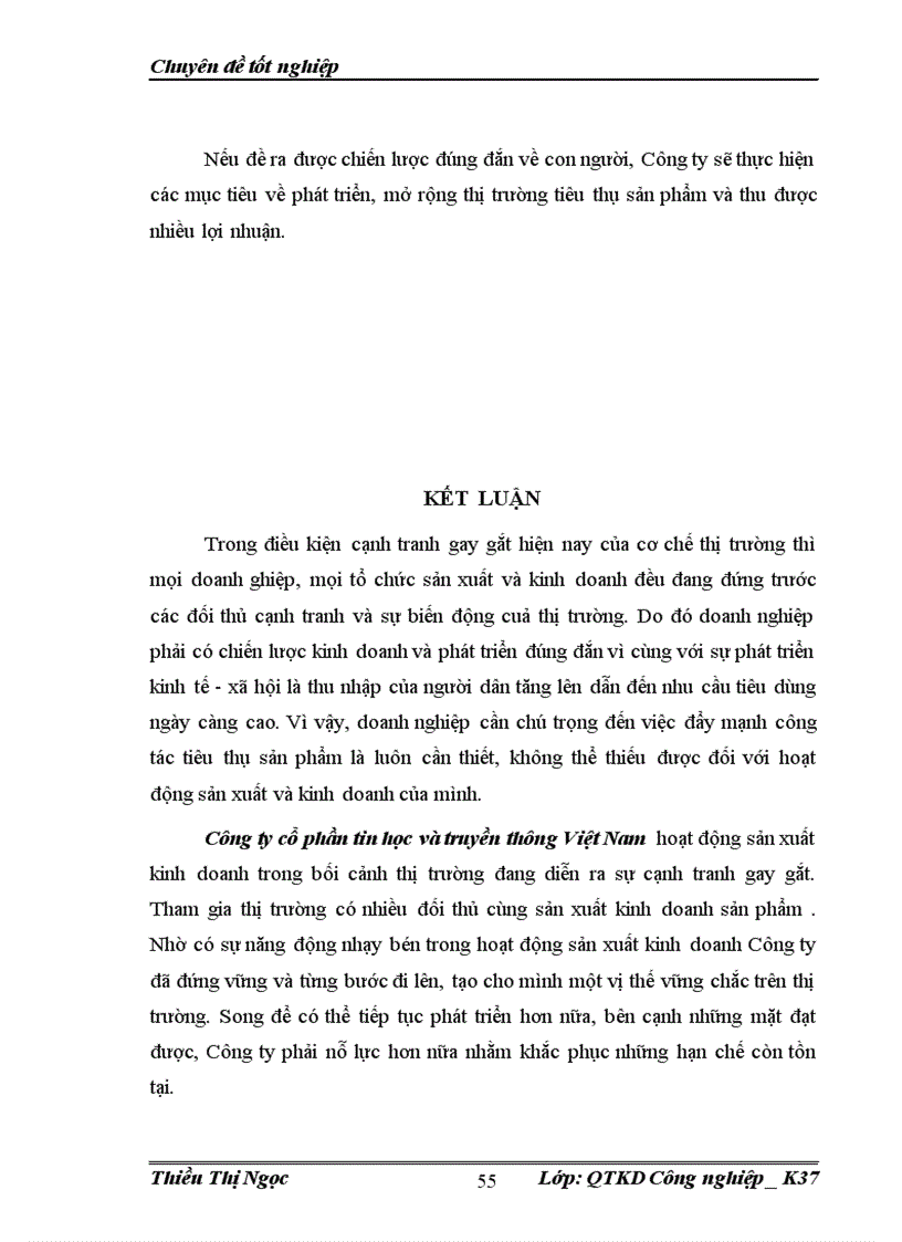image for page Đẩy mạnh hoạt động tiêu thụ sản phẩm của Công ty cổ phần tin học và truyền thông Việt Nam 1