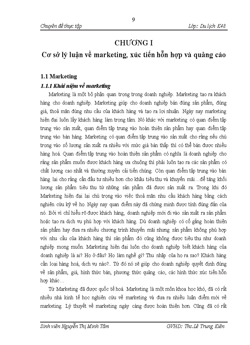 image for page Đẩy mạnh hoạt động quảng cáo nhằm nâng cao hiệu quả của xúc tiến hỗn hợp tại công ty thương mại và dịch vụ lữ hành Tân Việt 1