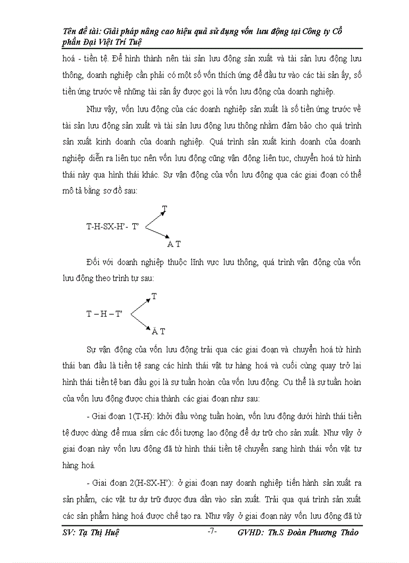 image for page Giải pháp nâng cao hiệu quả sử dụng vốn lưu động tại Công ty Cổ phần Đại Việt Trí Tuệ