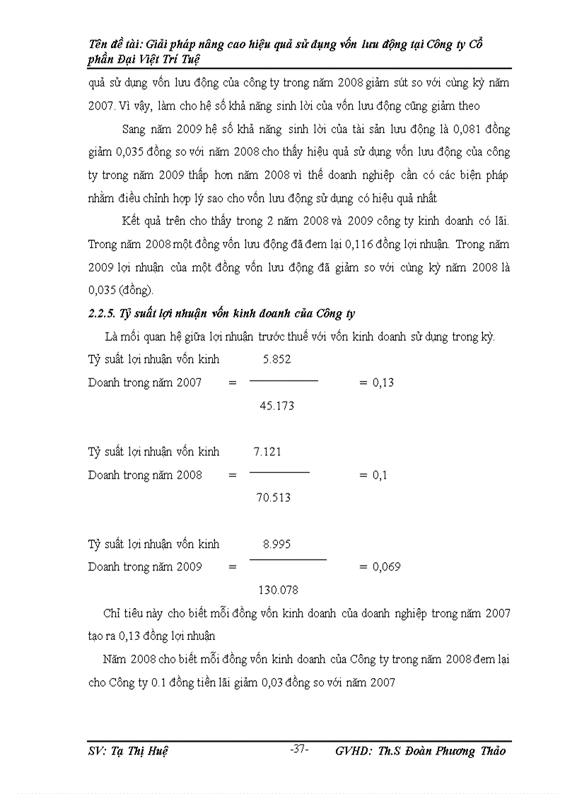 image for page Giải pháp nâng cao hiệu quả sử dụng vốn lưu động tại Công ty Cổ phần Đại Việt Trí Tuệ