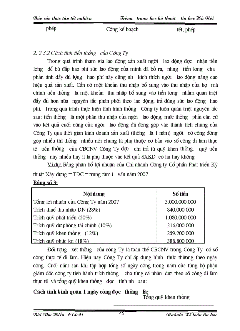 image for page Thực trạng của kế toán tiền lương và các khoản trích theo lương tại Chi nhánh Công ty Cổ phần Phát triển Kỹ Thuật Xây Dựng TDC Trung tâm tư vấn