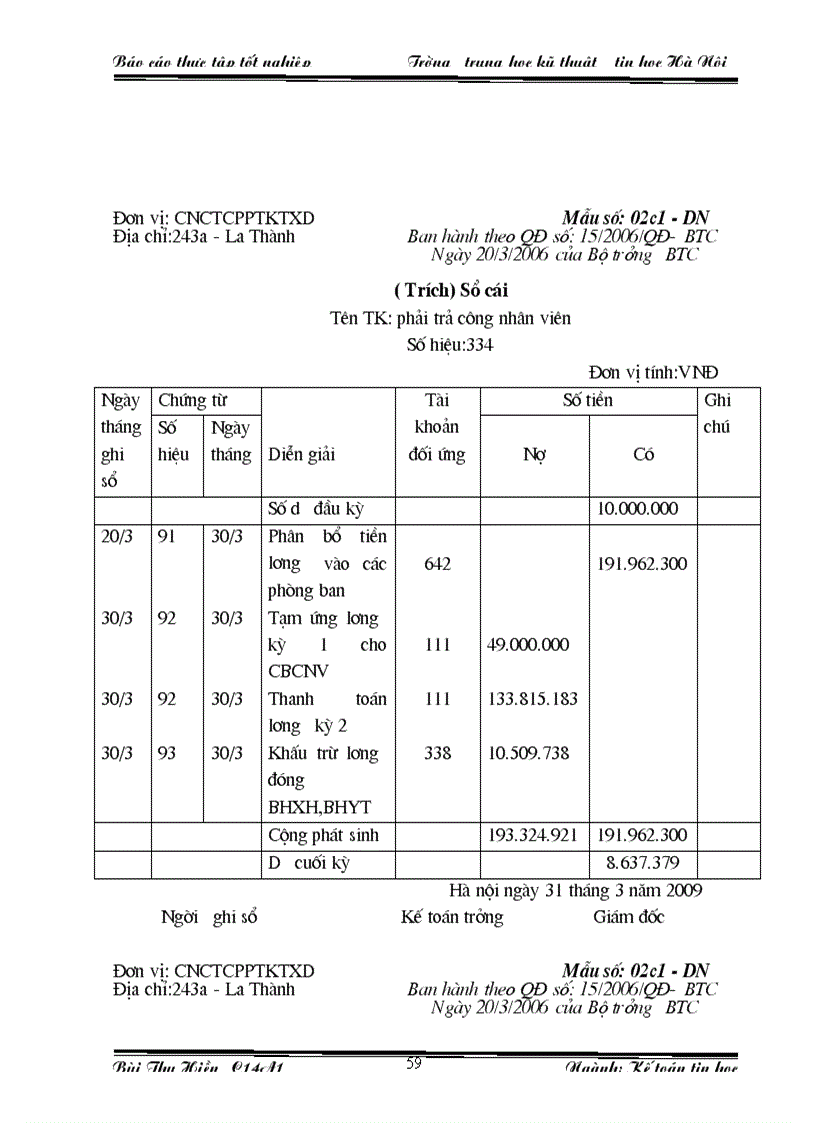 image for page Thực trạng của kế toán tiền lương và các khoản trích theo lương tại Chi nhánh Công ty Cổ phần Phát triển Kỹ Thuật Xây Dựng TDC Trung tâm tư vấn
