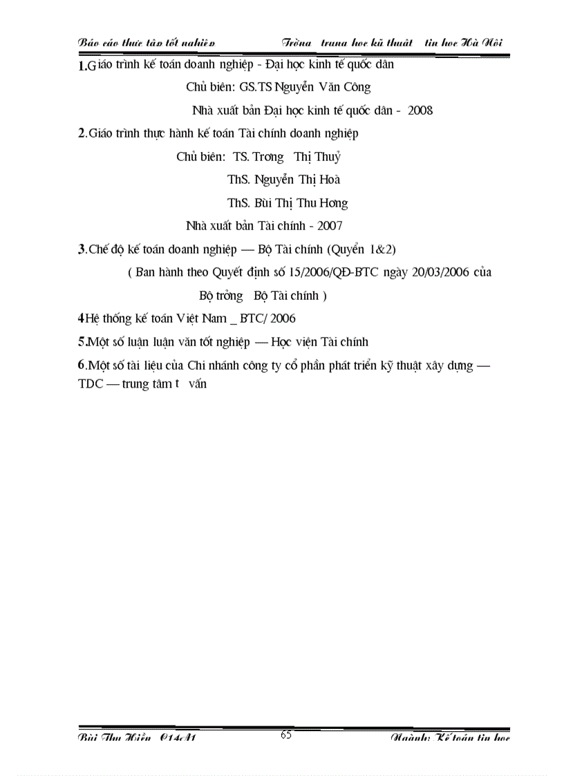 image for page Thực trạng của kế toán tiền lương và các khoản trích theo lương tại Chi nhánh Công ty Cổ phần Phát triển Kỹ Thuật Xây Dựng TDC Trung tâm tư vấn