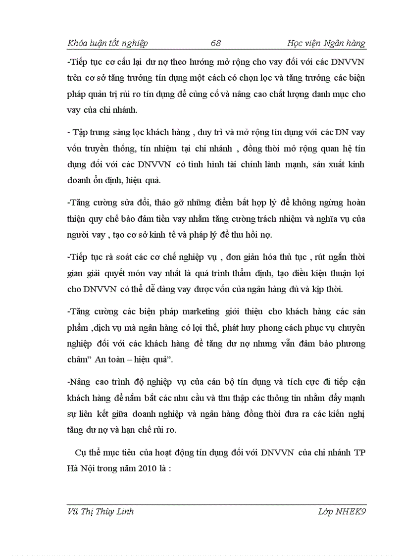 image for page Giải pháp nâng cao chất lượng tín dụng đối với các DNVVN tại chi nhánh TP Hà Nội NHTMCP Công Thương Việt Nam