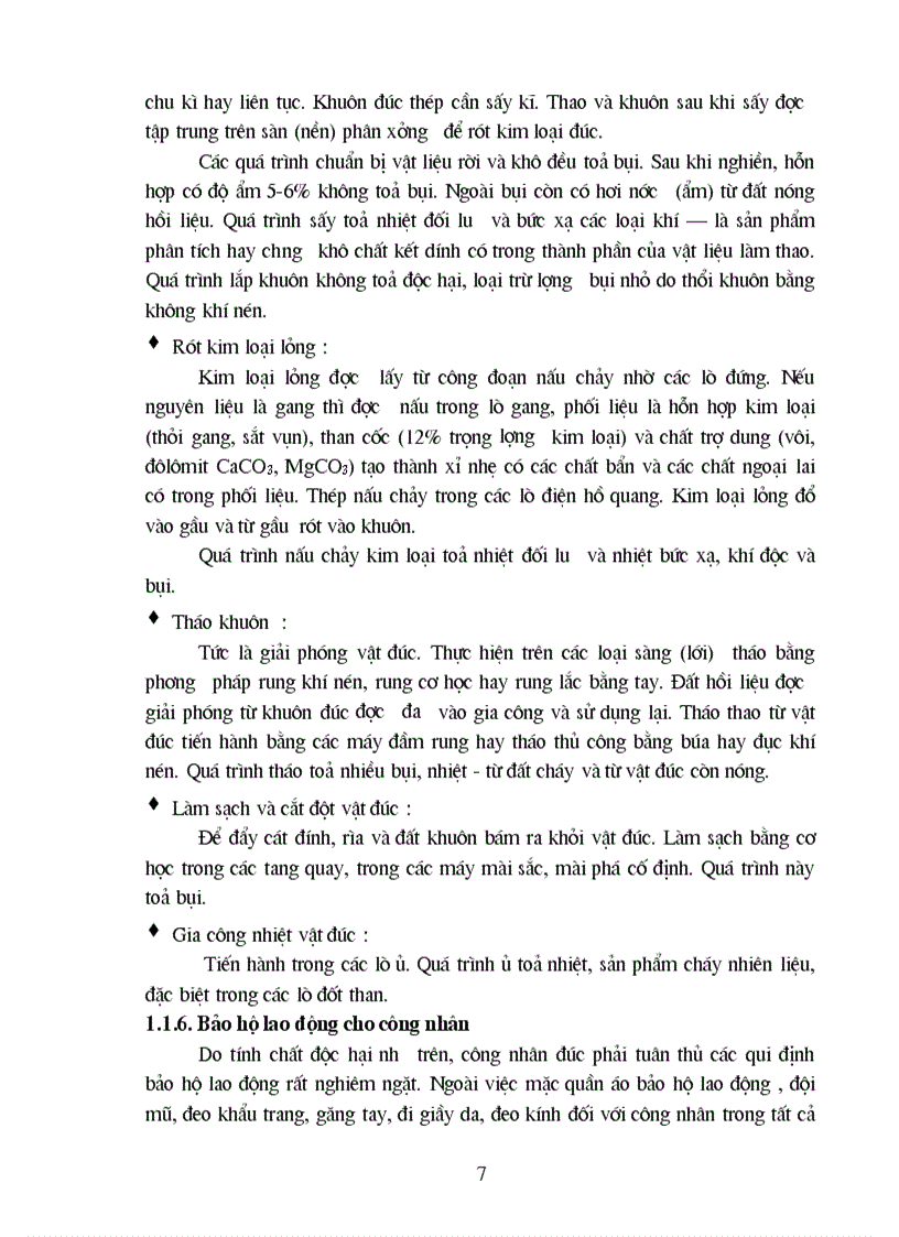 image for page Tính toán thiết kế hệ thống thông gió xử lý khí thải Phân xưởng Đúc Công ty Mai Động 1