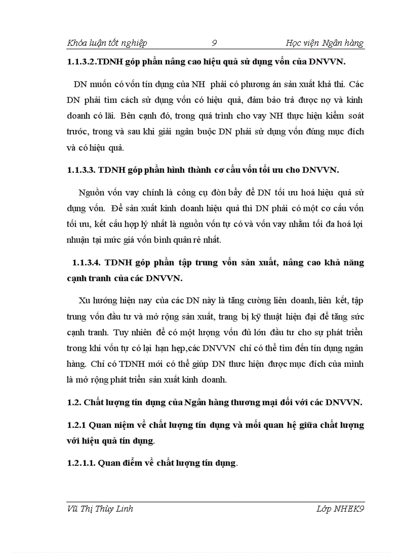 image for page Giải pháp nâng cao chất lượng tín dụng đối với các DNVVN tại chi nhánh TP Hà Nội NHTMCP Công Thương Việt Nam 1