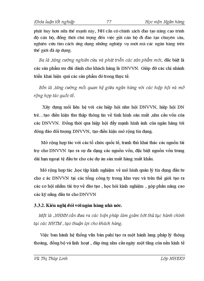 image for page Giải pháp nâng cao chất lượng tín dụng đối với các DNVVN tại chi nhánh TP Hà Nội NHTMCP Công Thương Việt Nam 1