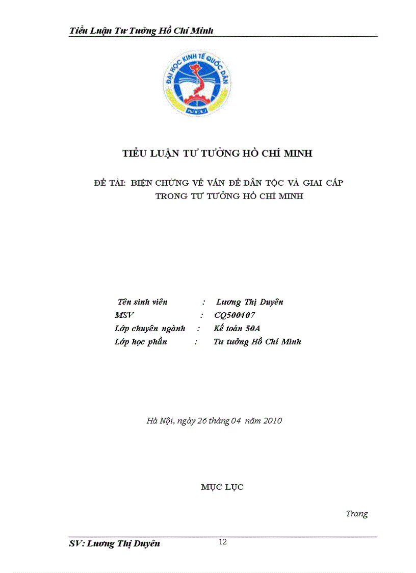 image for page BIện chứng về vấn đề dân tộc và giai cấp trong tư tưởng HỒ CHÍ MINH