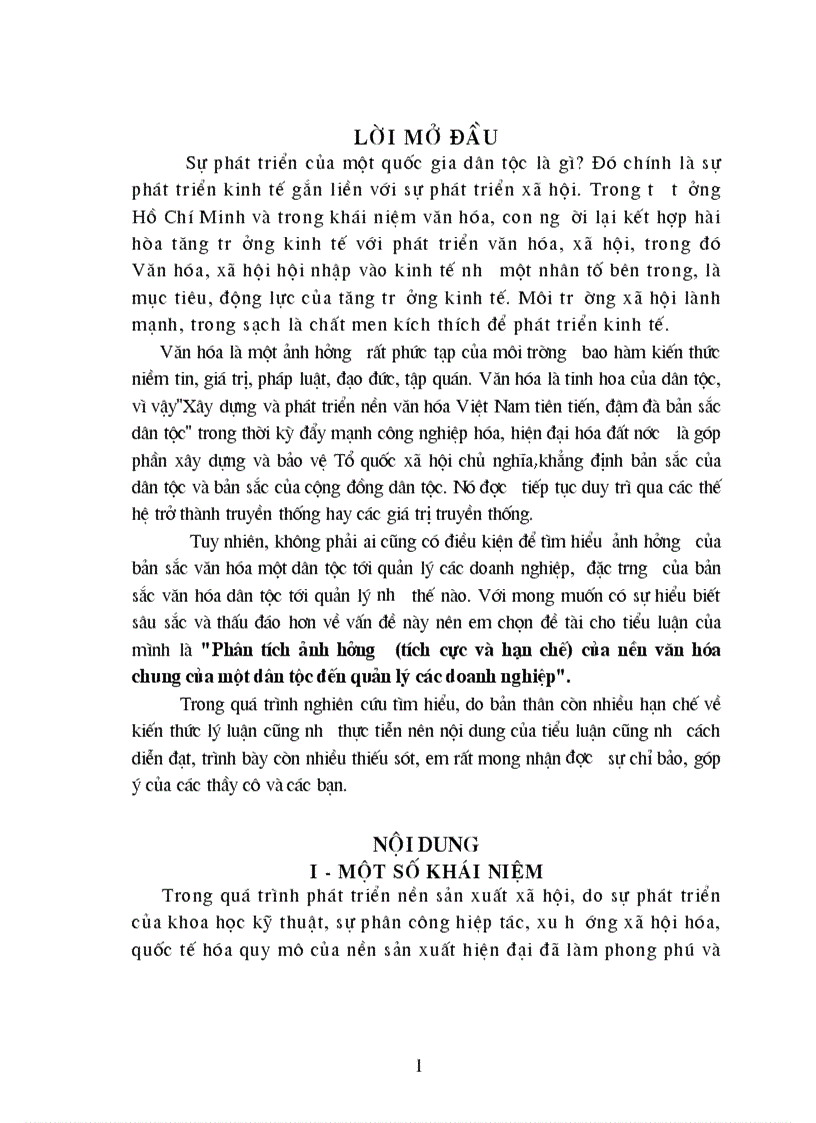 image for page Phân tích ảnh hưởng tích cực và hạn chế của nền văn hóa chung của một dân tộc đến quản lý các doanh nghiệp
