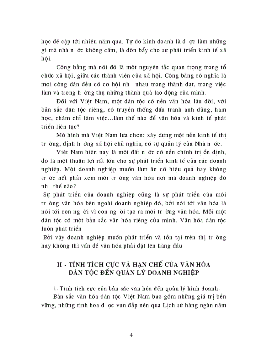 image for page Phân tích ảnh hưởng tích cực và hạn chế của nền văn hóa chung của một dân tộc đến quản lý các doanh nghiệp