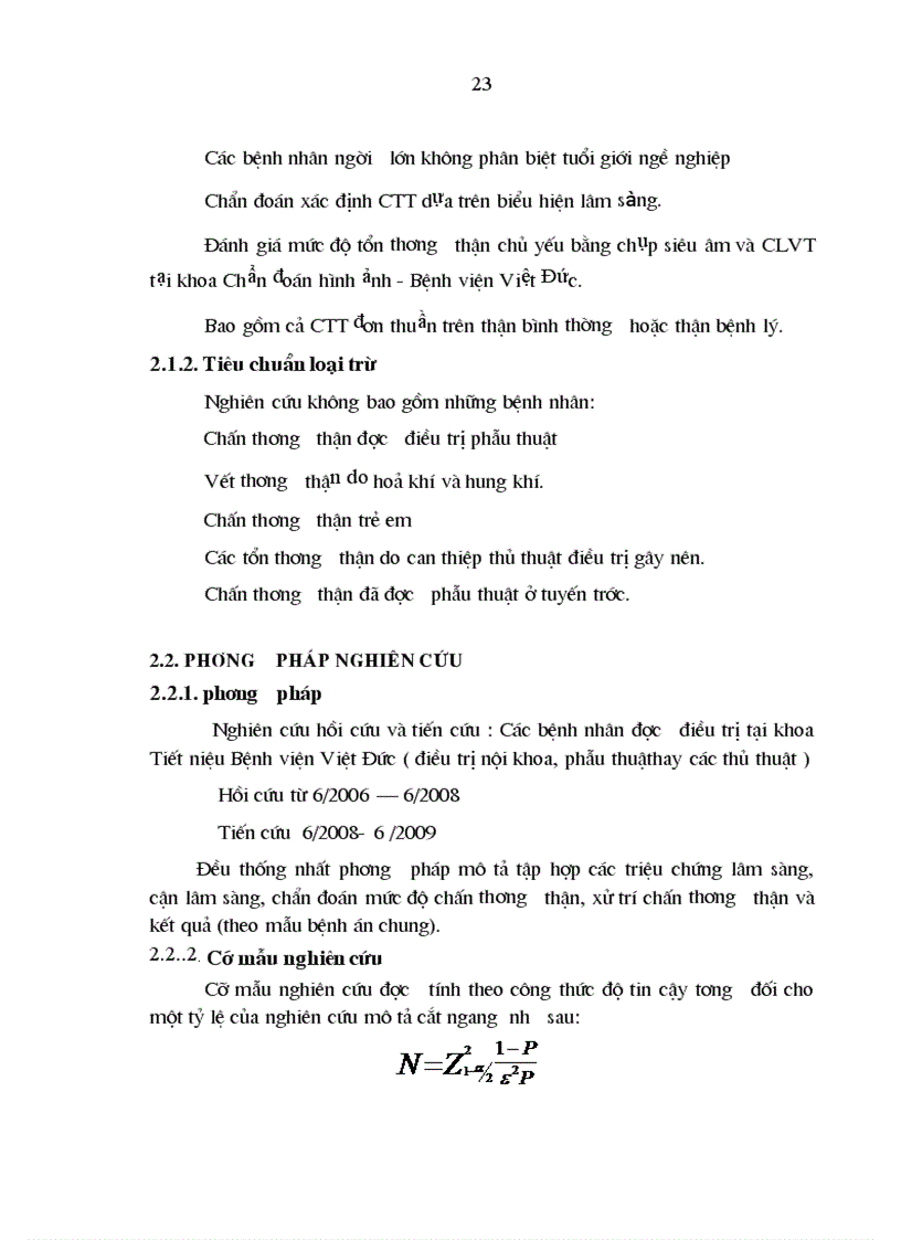 image for page Nghiên cứu đặc điểm lâm sàng cận lâm sàng và kết quả điều trị chấn thương thận không mổ tại bệnh viện Việt Đức 1