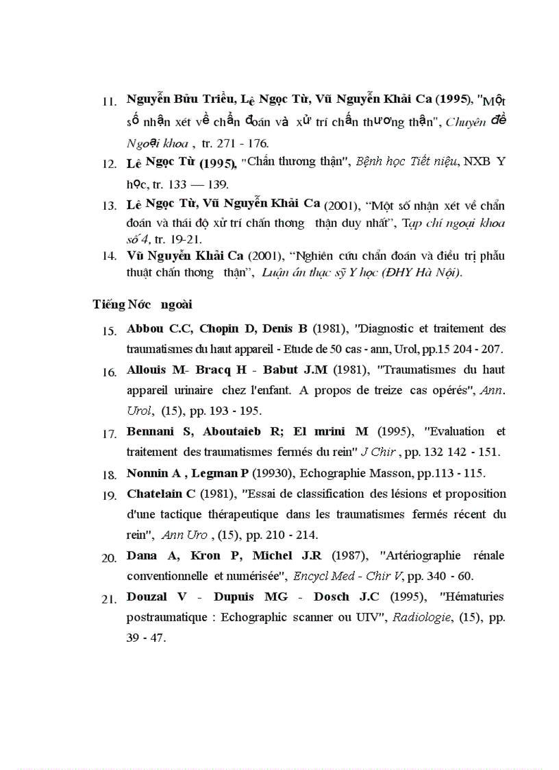 image for page Nghiên cứu đặc điểm lâm sàng cận lâm sàng và kết quả điều trị chấn thương thận không mổ tại bệnh viện Việt Đức 1