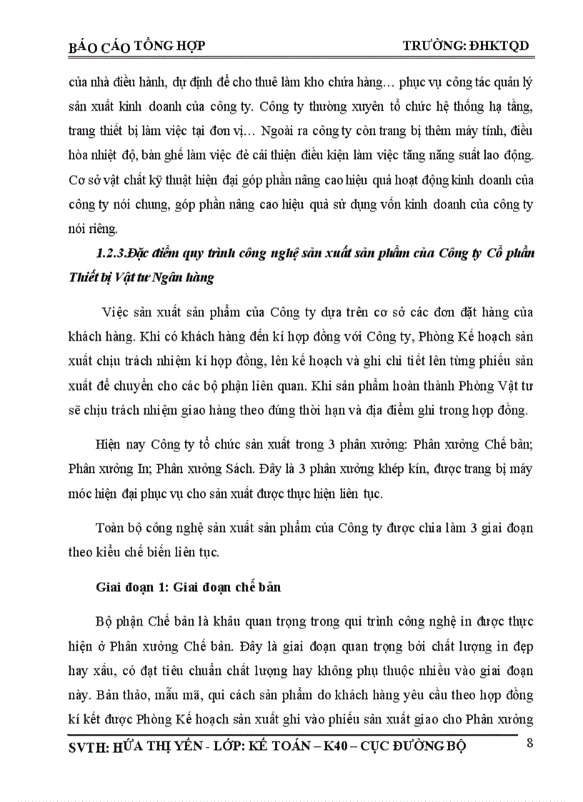 image for page Tổ chức bộ máy kế toán và hệ thống kế toán tại Công ty Cổ phần Thiết bị vật tư Ngân hàng 1