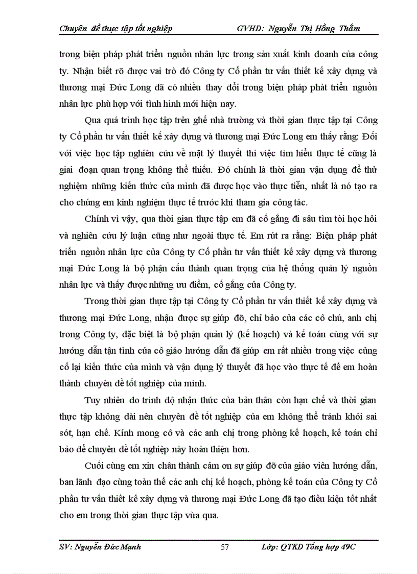 image for page Thực trạng công tác phát triển nguồn nhân lực tại công ty cổ phần tư vấn thiết kế xây dựng và thương mại Đức Long