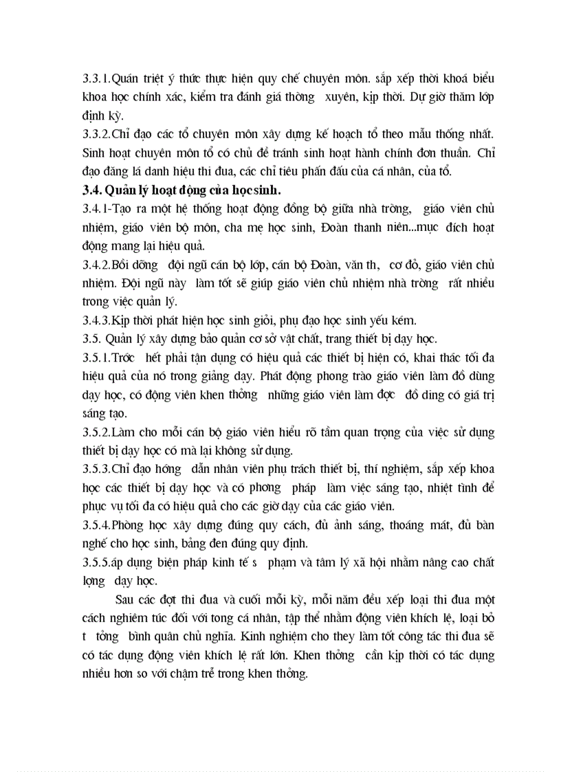 image for page Thực trạng của việc chỉ đạo quá trình dạy học ở trường PTTH Quang Trung Kông chso Gia Lai