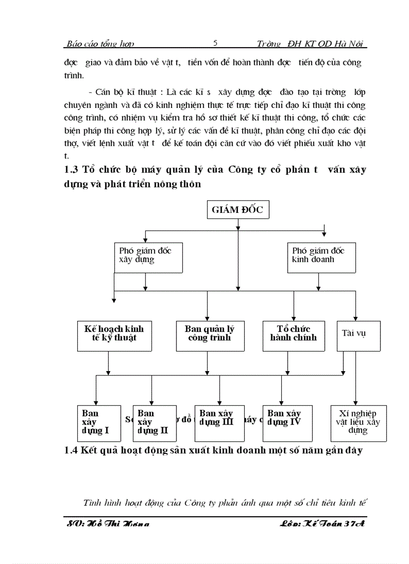 image for page Thực tế tổ chức kế toán tại công ty cổ phần tư vấn xây dựng và phát triển nông thôn 1