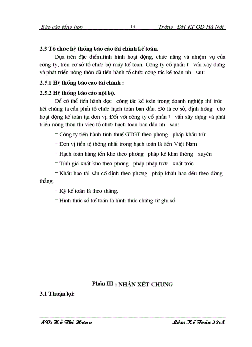 image for page Thực tế tổ chức kế toán tại công ty cổ phần tư vấn xây dựng và phát triển nông thôn 1