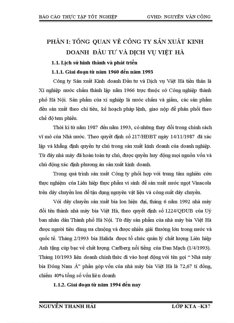 image for page Đánh giá thực trạng tổ chức hạch toán kế toán tại Công ty Sản xuất Kinh doanh Đầu tư và Dịch vụ Việt Hà