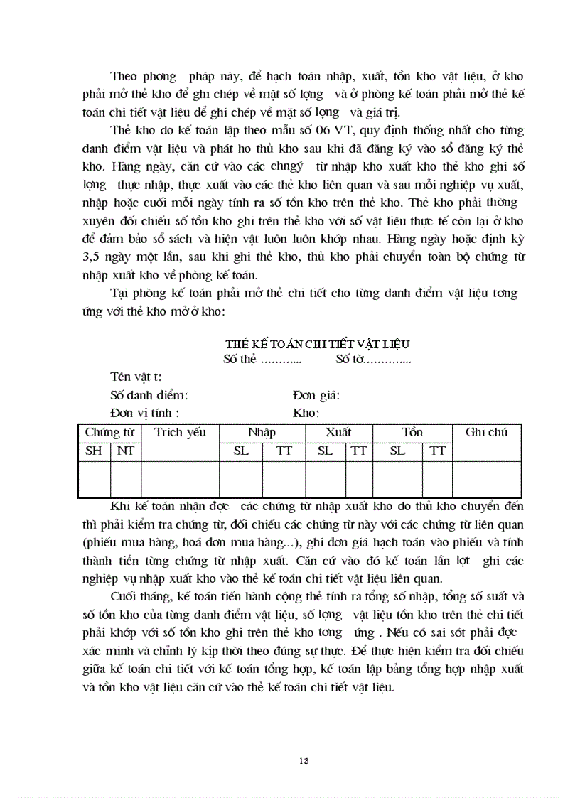 image for page Tổ chức quá trình hạch toán vật liệu 1