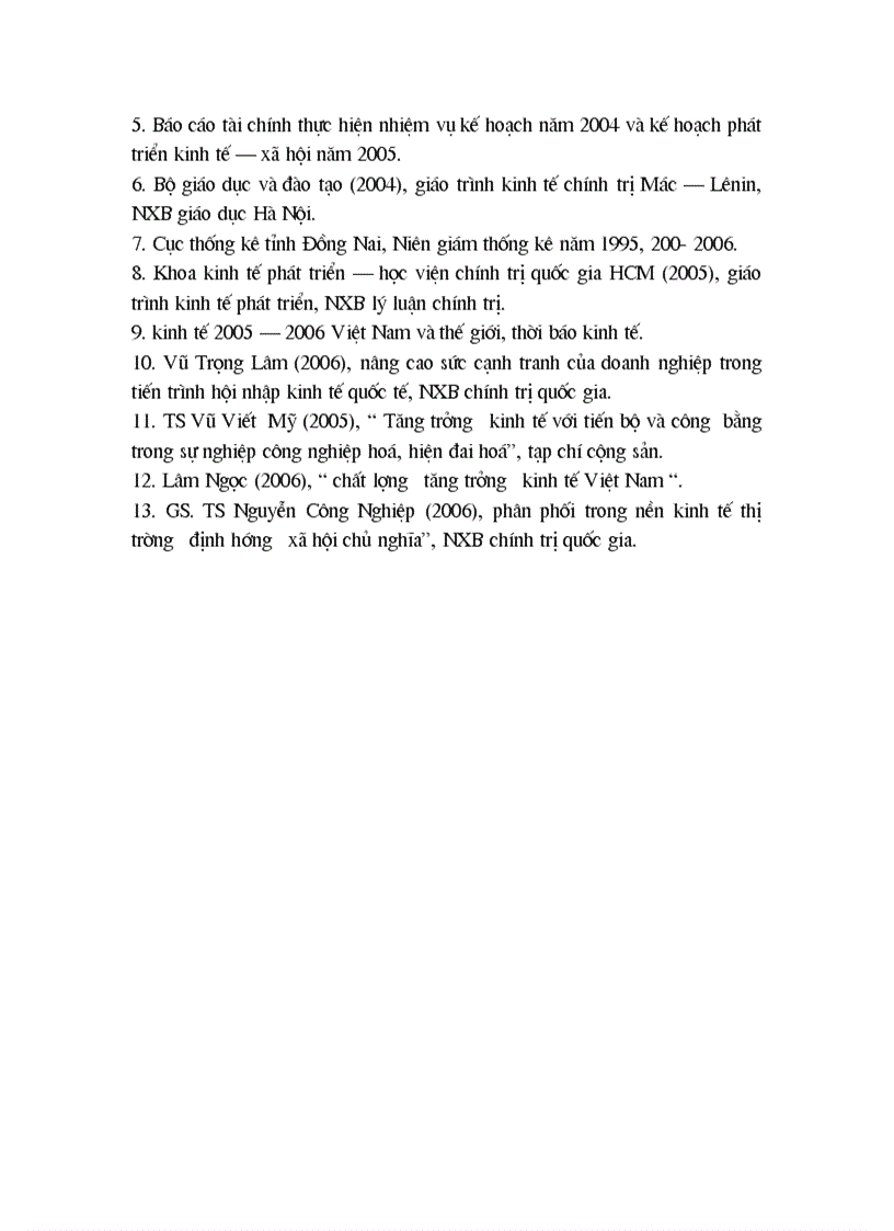 image for page Mối quan hệ giữa tăng trưởng kinh tế và công bằng xã hội trong quá trình công nghiệp hoá hiện đại hoá trên địa bàn tỉnh Đồng Nai