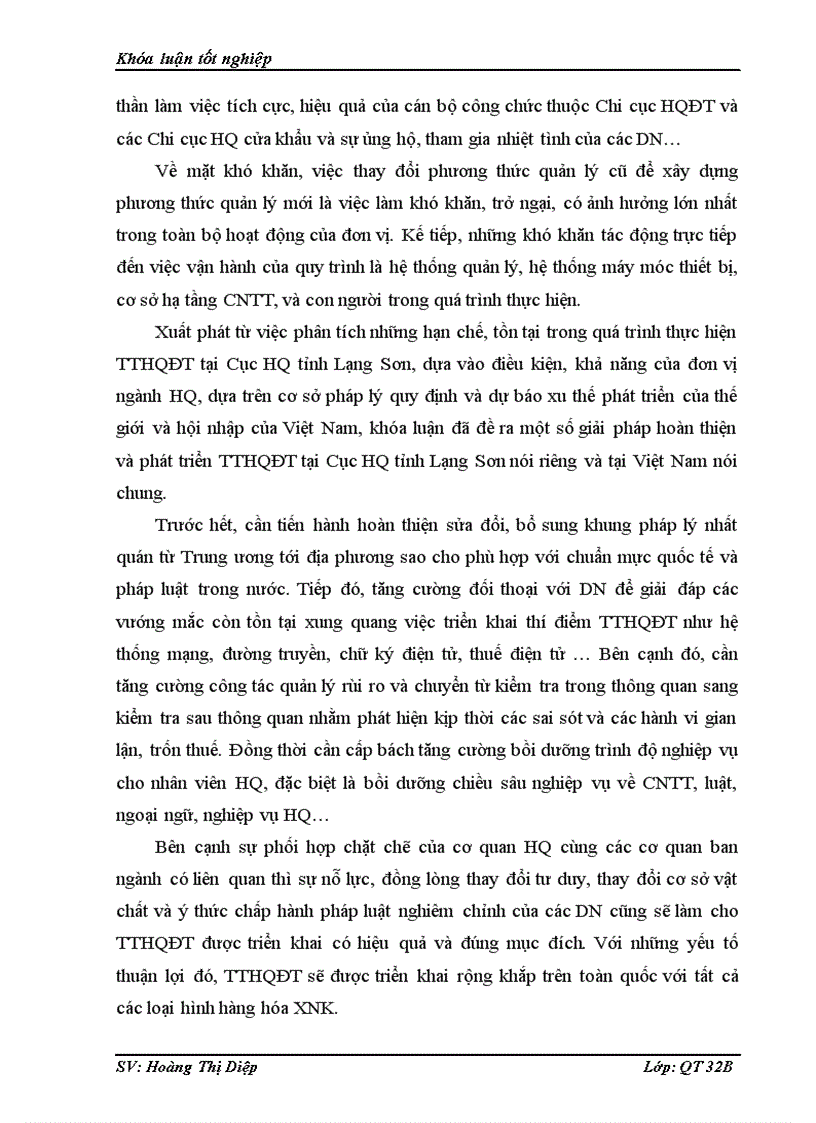 image for page Thực trạng thực hiện thủ tục hải quan điện tử đối với hàng hóa xuất nhập khẩu qua biên giới trên địa bàn tỉnh Lạng Sơn và những giải pháp nhằm hoàn thiện pháp luật trong lĩnh vực này