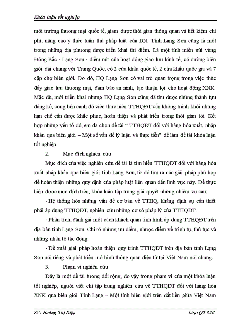 image for page Thực trạng thực hiện thủ tục hải quan điện tử đối với hàng hóa xuất nhập khẩu qua biên giới trên địa bàn tỉnh Lạng Sơn và những giải pháp nhằm hoàn thiện pháp luật trong lĩnh vực này