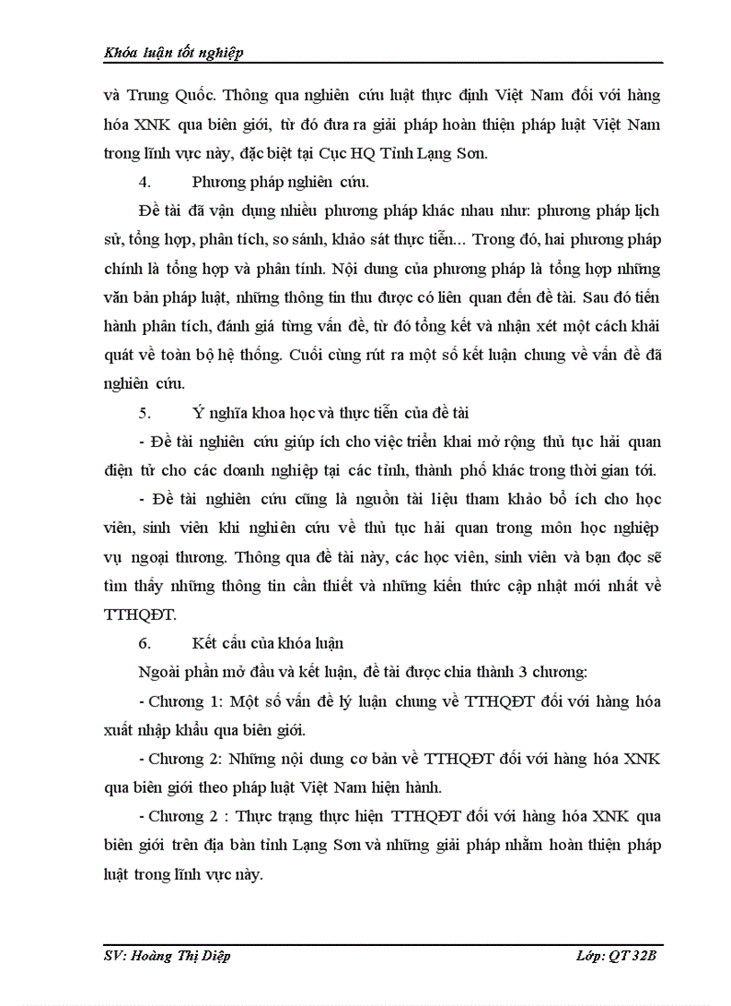 image for page Thực trạng thực hiện thủ tục hải quan điện tử đối với hàng hóa xuất nhập khẩu qua biên giới trên địa bàn tỉnh Lạng Sơn và những giải pháp nhằm hoàn thiện pháp luật trong lĩnh vực này