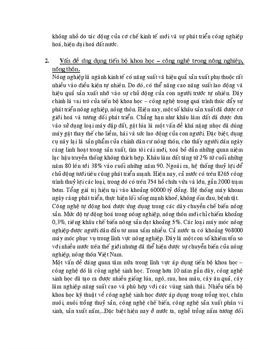 image for page THực trạng nông nghiệp nông thôn nước ta hiện nay