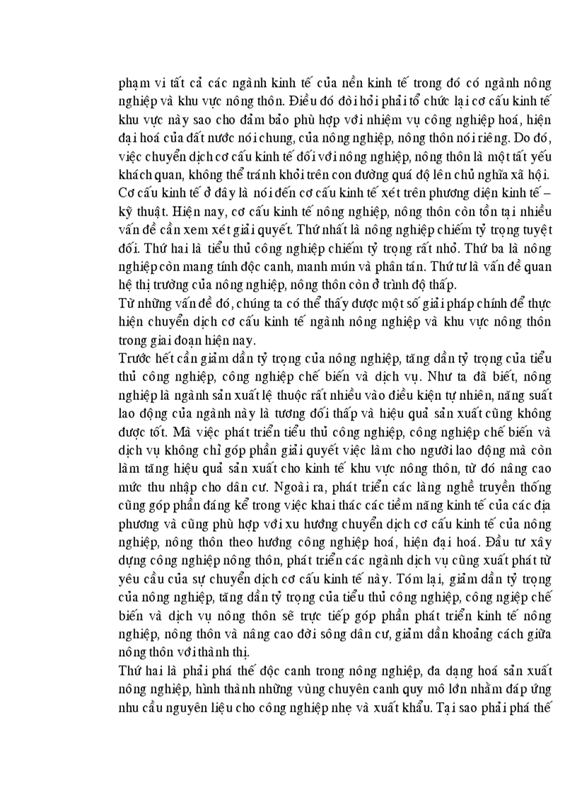 image for page THực trạng nông nghiệp nông thôn nước ta hiện nay