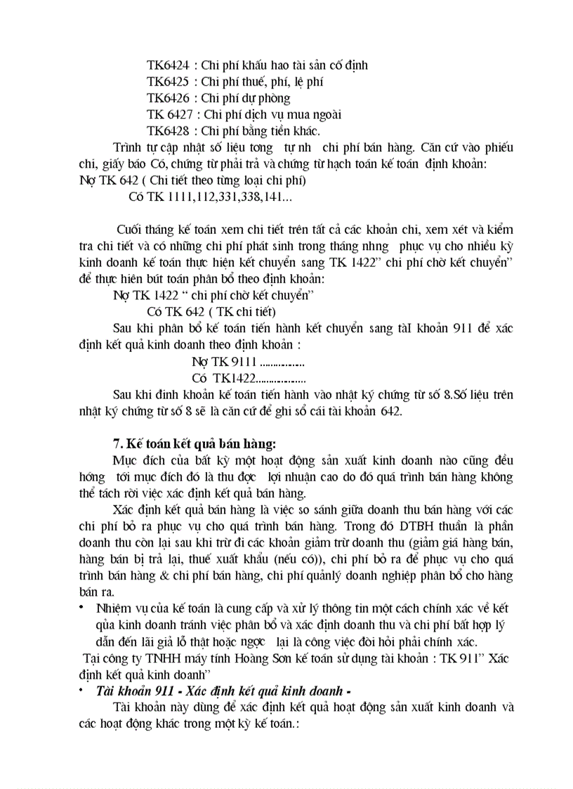 image for page Thực trạng công tác kế toán bán hàng và Xác định kết quả bán hàng tại Công ty TNHH Thương mại điện tử HoàngSơn 1