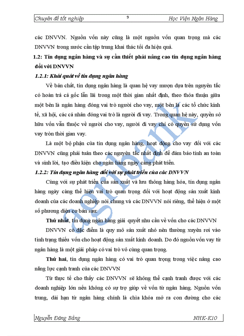 image for page Giải pháp mở rộng tín dụng đối với DNVVN tại NHNo PTNT Thăng Long 1