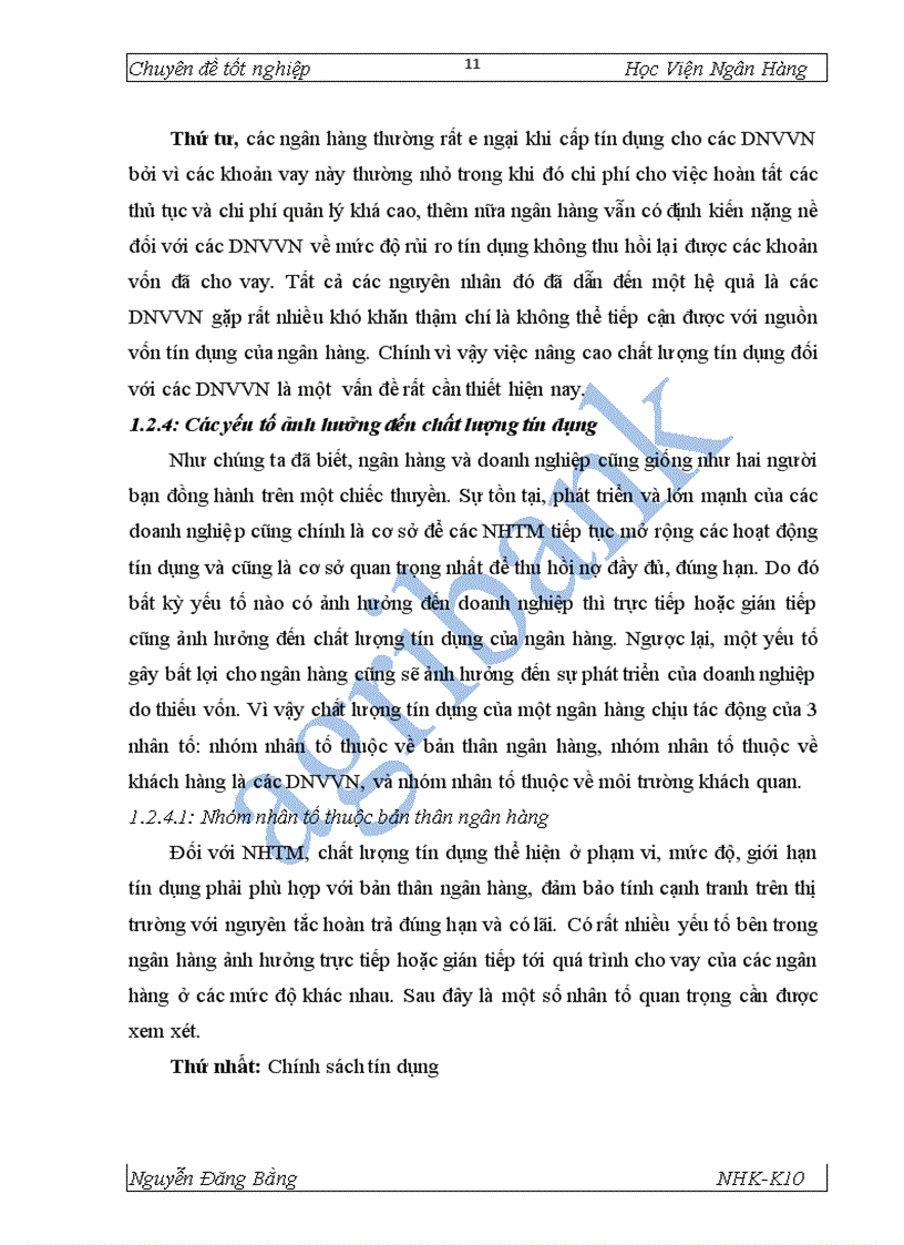 image for page Giải pháp mở rộng tín dụng đối với DNVVN tại NHNo PTNT Thăng Long 1